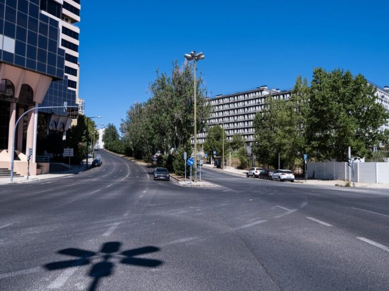 Condicionamento temporário | Rua Diogo de Macedo e Rua Sousa Lopes 