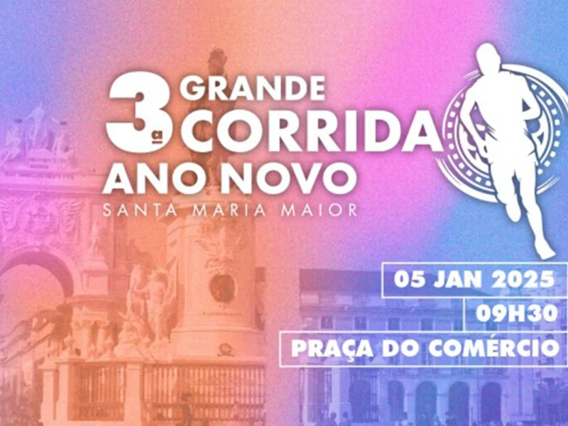 Corte Temporário | 3ª Grande Corrida de Ano Novo | 05 de janeiro | Praça do Comércio