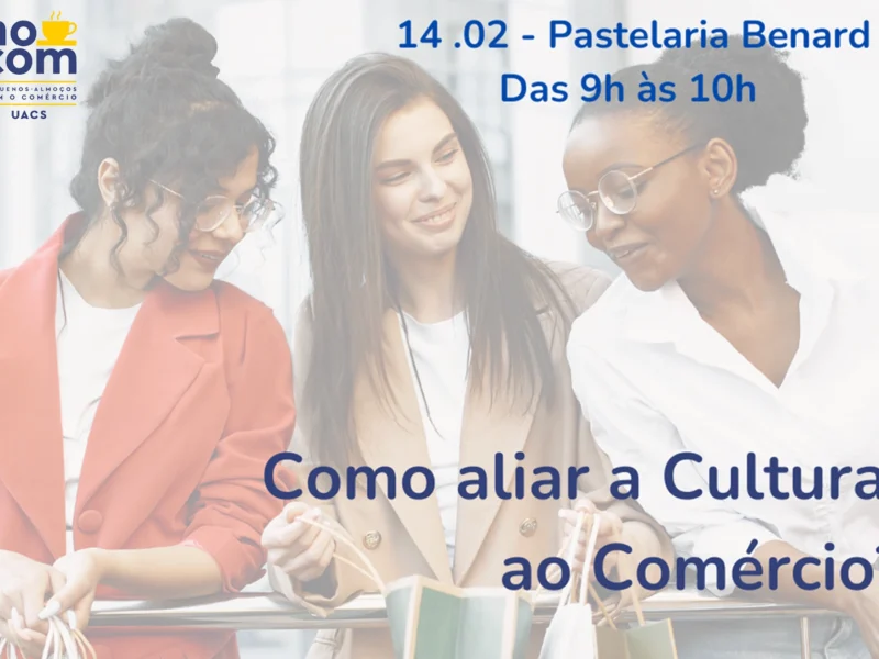 Convite para o evento “Pequenos-Almoços com o Comércio”